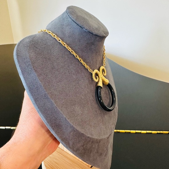 Trifari Authentic Luxury Vintage Retro RARE Runway Couture Statement Necklace - Picture 5 of 17